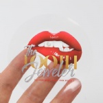 cosmetics round clear label sticker